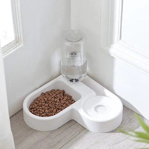 Automatic Water Fountain and Food Bowl for Pets (1pc)